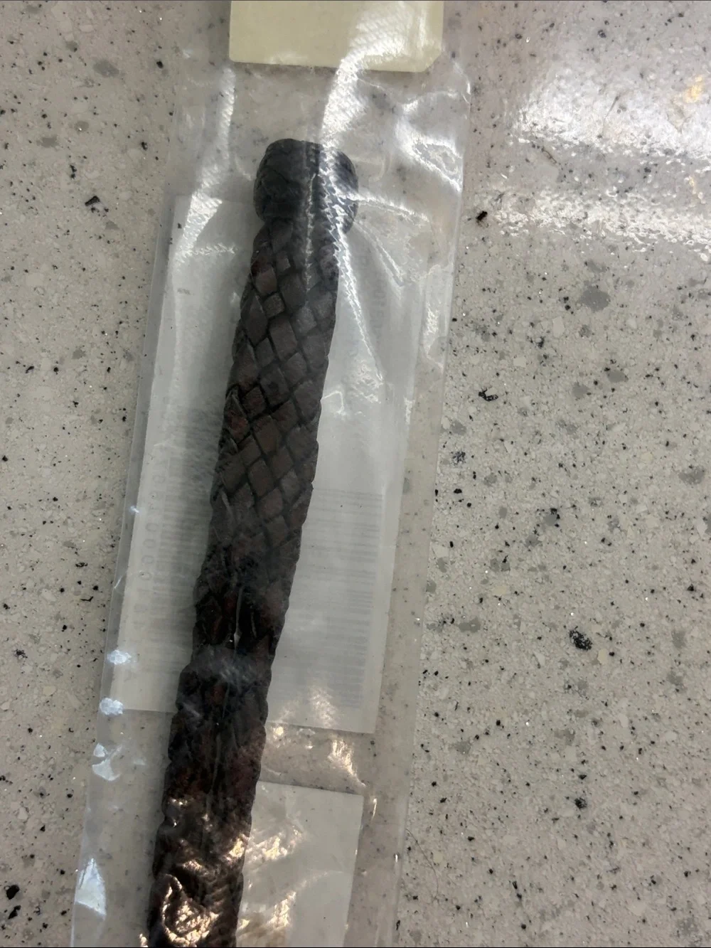 NWT RRL Ralph Lauren Hand-Braided Leather Bracelet Brown OS authentic Mens
